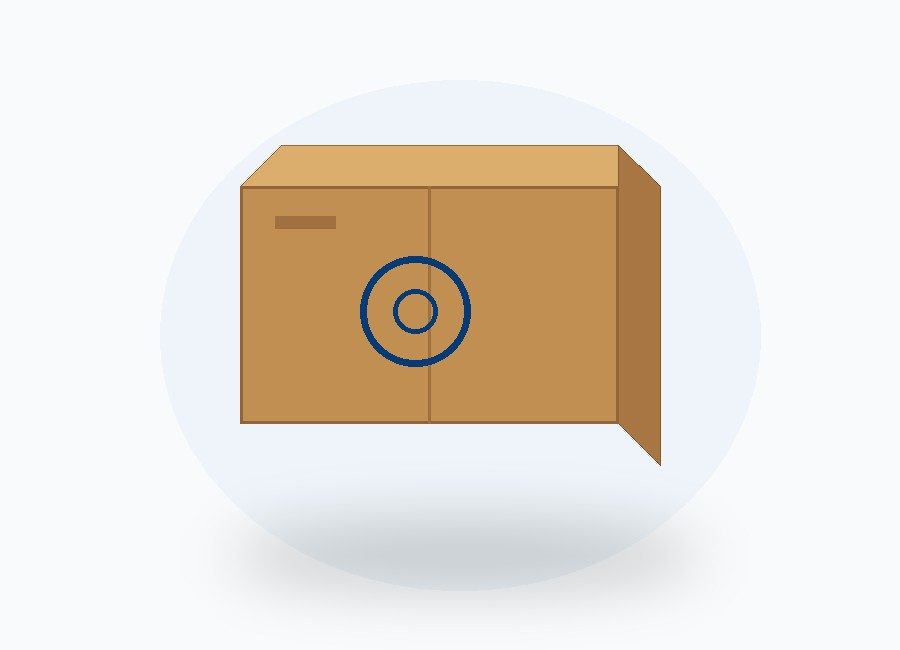 Caja para platos